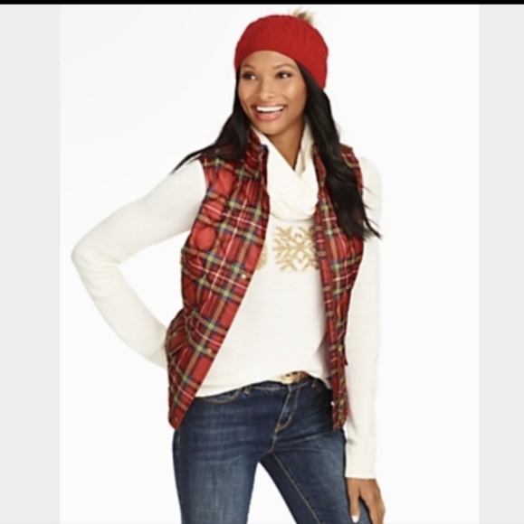 Coats | Talbots Red Tartan Plaid 